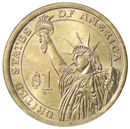 1 доллар 2015 года P Линдон Джонсон 36-й президент США