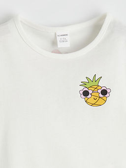 Bisiklet Yaka K?z ?ocuk Ti??rt