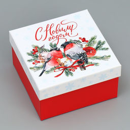 Набор подарочных коробк 5 в 1 С Новым годом!, 14 14 8 22 22 12 см - Дарите счастье фото 28