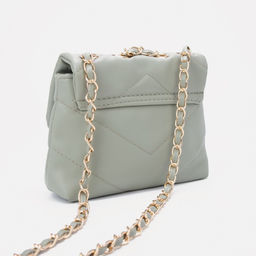 Сумка-мессенджер на клапане, цвет зелёный - Simaland фото 2