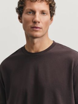 Футболка из смесового хлопка / Zarina  фото 6