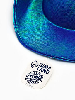 Карнавальная шляпа "Диско" фиолетовый перломутр р-р 56-58