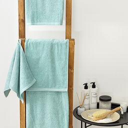 Махровое полотенце GINZA 50х90, 100% хлопок, 450 гр./кв.м. Мята 50х90 - Традиция фото 3