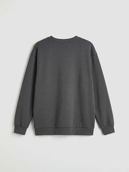 Bisiklet Yaka Erkek ?ocuk Sweatshirt