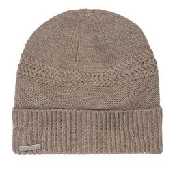Шапка SEEBERGER арт. 18298-0 TURN-UP BEANIE (песочный)