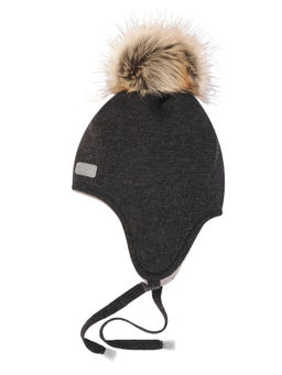 Шапка детская антрацит
