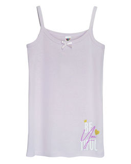 Майка для девочки на бретелях 21174 с.лиловый 89 Lets go