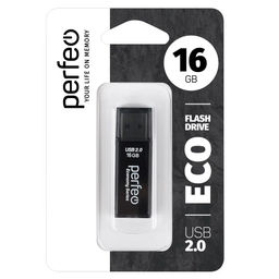 Флеш-накопитель 16Гб "Perfeo E03" Black economy series