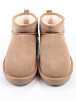 PF8300-3 BEIGE Угги женские (натуральная замша, 100% шерсть)