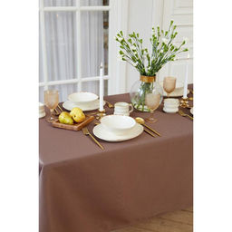 Скатерть Этель Elegance, 150×220 +/-3 см, цвет кофейный, пл. 192 г/м², хл с ВГМО