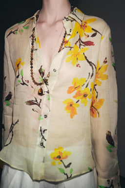 RAMIE FLORAL SHIRT ZW COLLECTION - Zara фото 17