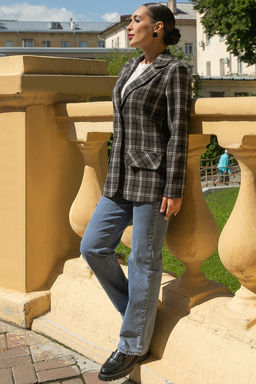 Пальто-пиджак Чендлер (бежевый) Б14157-7М - Lt collection фото 10