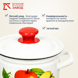 ЭМ_Кастрюля 2,0 л цил. ДЕКОЛЬ арт 41704-102/6 КМК