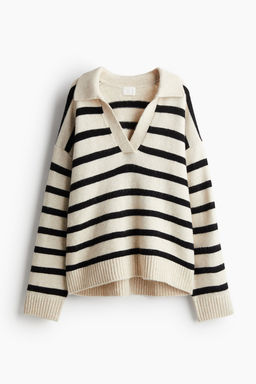Jersey de punto fino con cuello - H&m фото 5