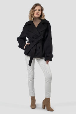 01-12222 Пальто женское демисезонное (пояс) - El podio фото 2