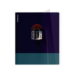 АКЦИЯ Цена за 5 шт. Тетрадь общая ученическая с пластиковой обложкой на скобе ErichKrause CoverPrо fizzy, Floral Window, А5+, 48 листов, клетка