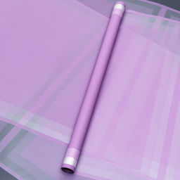 Пленка для цветов и букетов, 58 см×10 м, сиреневый