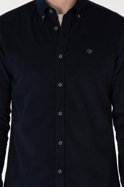 Мужская темно-синяя рубашка с длинным рукавом Неожиданная скидка в корзине - U.s. polo assn фото 6