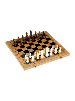 Настольная игра 3 в 1 «Король»: нарды, шахматы, шашки, 39×39 см