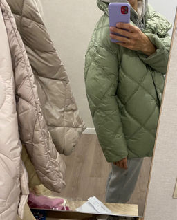 Утепленная куртка чайного оттенка - Incity фото 11