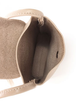 LACCOMA сумка НИ6487-бежевый натуральная кожа