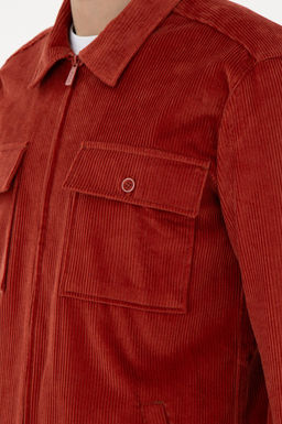 Мужская рубашка с длинным рукавом кирпичного цвета Неожиданная скидка в корзине - U.s. polo assn фото 7