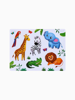 Игрушки - стикеры для купания в ванне «Зоопарк», EVA, набор 12 шт.