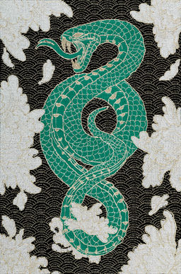 Набор для вышивания PANNA Золотая серия F-7487 Восточная змея 28 х 41.5 см