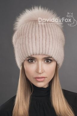 Шапка Буратино норка кизил