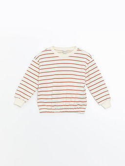 Bisiklet Yaka K?z ?ocuk Sweatshirt