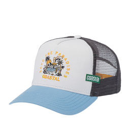 Бейсболка COASTAL арт. HFT Paradises (голубой / белый)