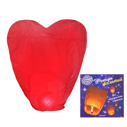 Фонарь желаний, форма сердце, цвет красный - Страна карнавалия фото 7