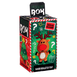 Игрушка - сюрприз Funny box «Новогодний сюрприз», детский брелок, наклейки