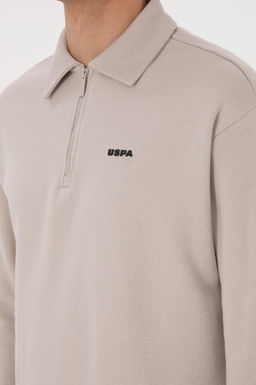 Erkek Regular Fit Yar_m Fermuarl_ Ta_ Basic Sweatshirt - U.s. polo assn фото 14