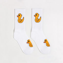 Носки женские «Утенок», белая, размер 36-40