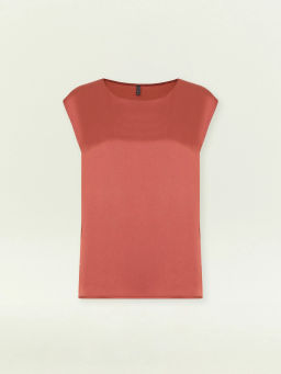 Блузка без рукавов, B2815/squirrel - Emka фото 6