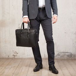 Деловая сумка Bramley Black для ноутбука - Lakestone фото 10