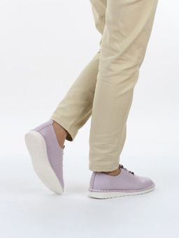 03-XKL23-039 LILAC Полуботинки женские (натуральная кожа) - Фабричный китай фото 3