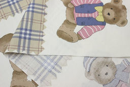 Сатин Мишка Тедди - пэчворк, ш.2.35м, хлопок-100%, 110гр/м.кв - Купава фото 5