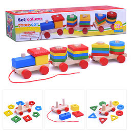 Паровозик Цветные фигурки