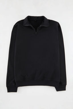 Siyah-Kar Melanj 2li Paket Regular/Normal Kesim Ici Polar/S?cak Tutan Sweatshirt TMNAW25SW00205 - Trendyolmilla фото 3