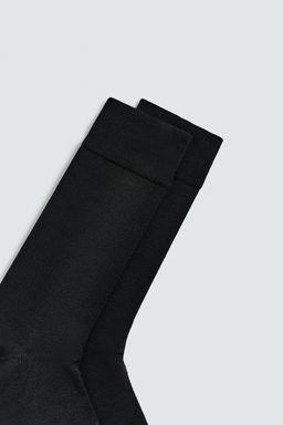 CALCETINES MERCERIZADO ALGOD?N / Negro - Zara фото 3