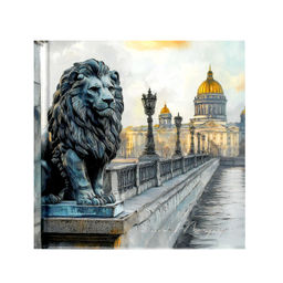 Блокноты "Notebook", 105х105 мм, 48 л, арт. 71570 ЛЕВ. САНКТ-ПЕТЕРБУРГ / Блок - белый офсет 60 г/м?,