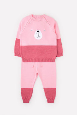 К 856/ш/светло-розовый,темная герань комплект д/дев яс