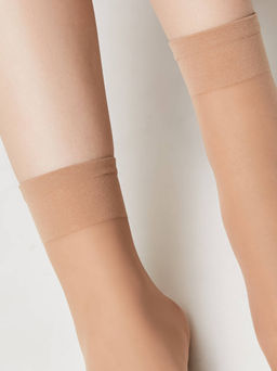 Цена за 2 пары. Носки Удлиненные CONTE TENSION SOFT 20 (1 пара) natural - Conte elegant фото 22