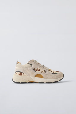 COW LEATHER SNEAKERS