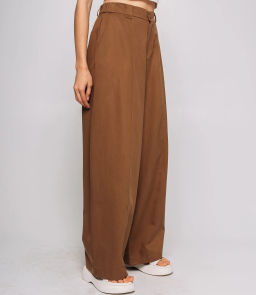 Брюки #КТ71020, коричневый