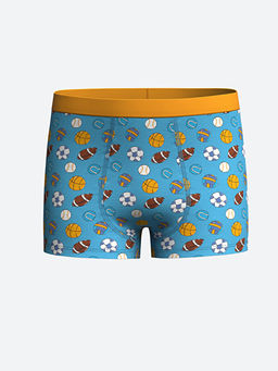Bask?l? Erkek ?ocuk Boxer 3l? - Waikiki фото 3