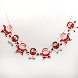 Гирлянда бумажная «Новогодняя», длина 3 м