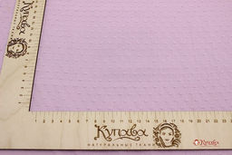 Фактурный хлопок Шарики цв.розово-сиреневая дымка, ш.1.41м, батист, хлопок-100%, 60гр/м.кв - Купава фото 2